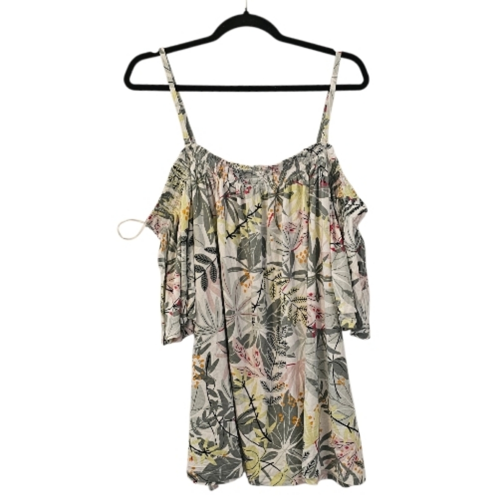 Multi-Coloured Penningtons Women's Tropical Print Off-Shoulder Top